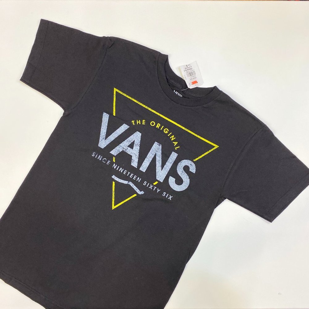 Vans Short Sleeve Cotton Front Logo Triangular Tee